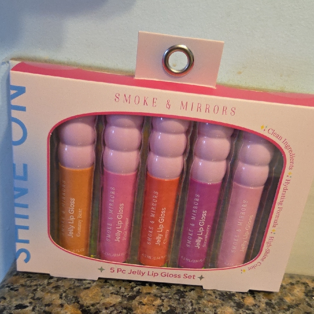 Smoke & Mirrors 5 Pc Jelly Lip Gloss Set